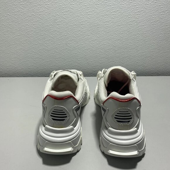 NEW VALANTINO GARAVANI Men’s Climbers VLogo Low-Top Sneakers – Red/White Size 8 - Picture 4 of 7